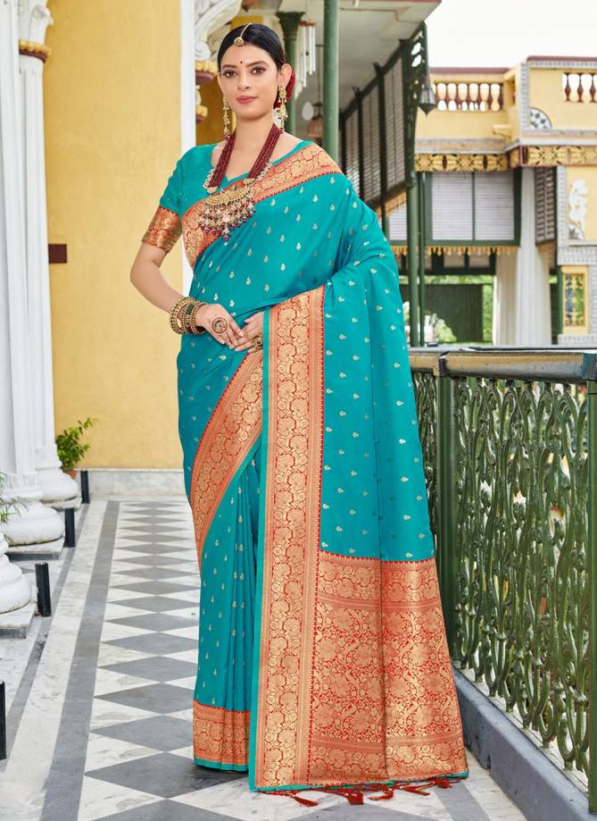 Abhi Silk By Sangam Designer Banarasi Silk Sarees Catalog